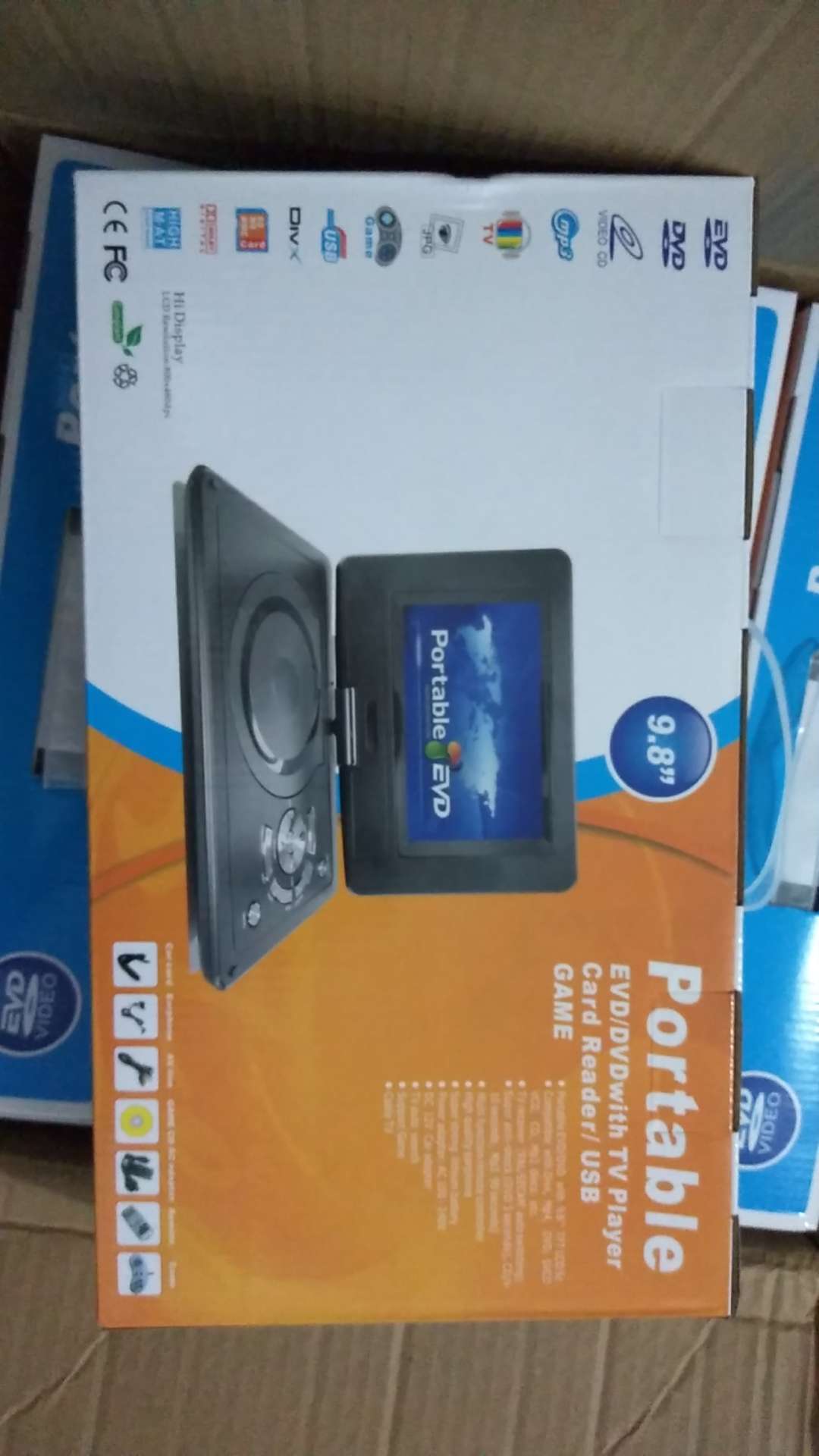 9.8标移动DVD，翻盖移动DVD，带屏幕的移动DVD详情图3