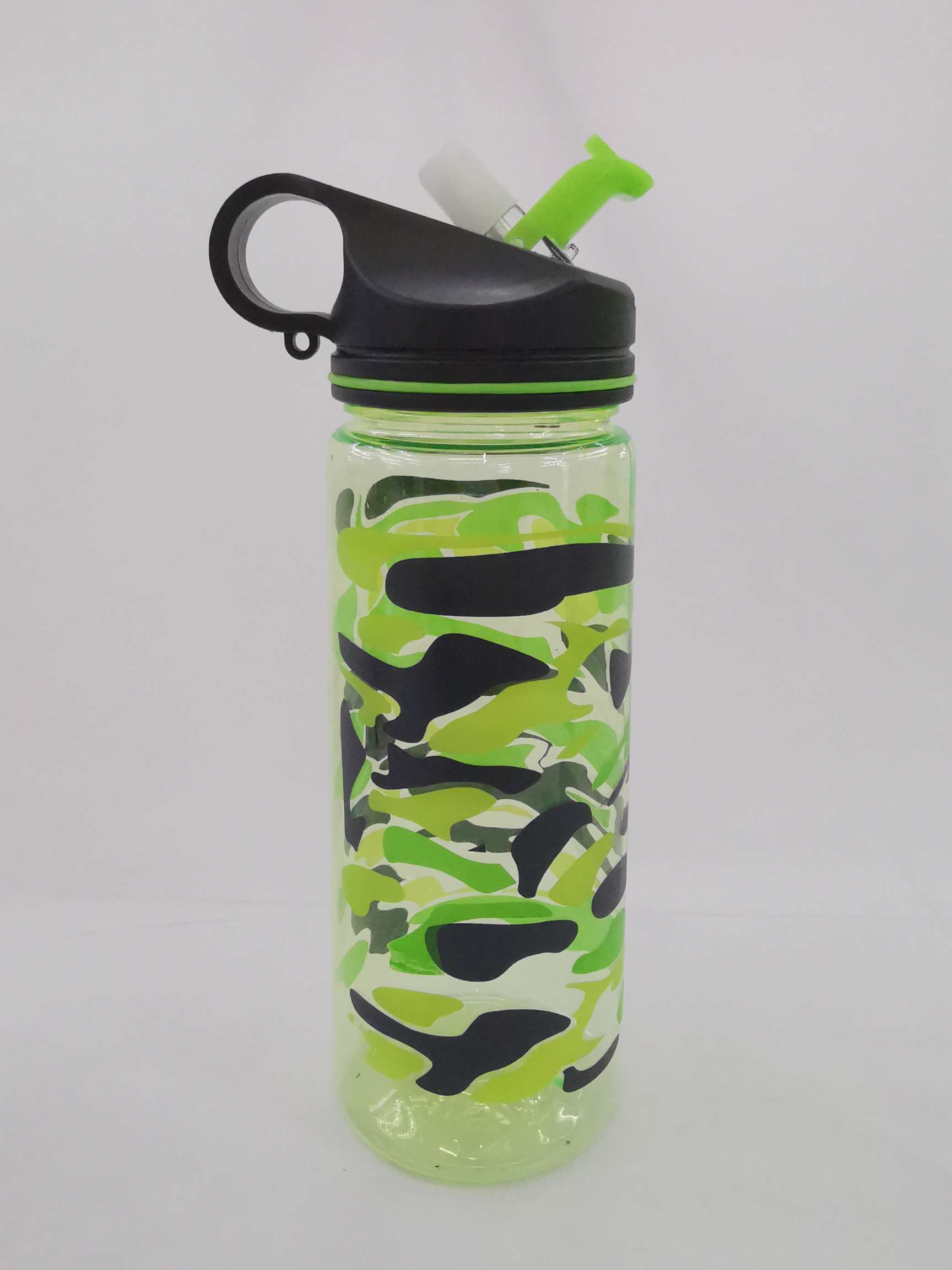 New camouflage plastic cups, outdoor portable sports water bottles, space cups, cross-border exclusive supply, best-selling export cups Specification image