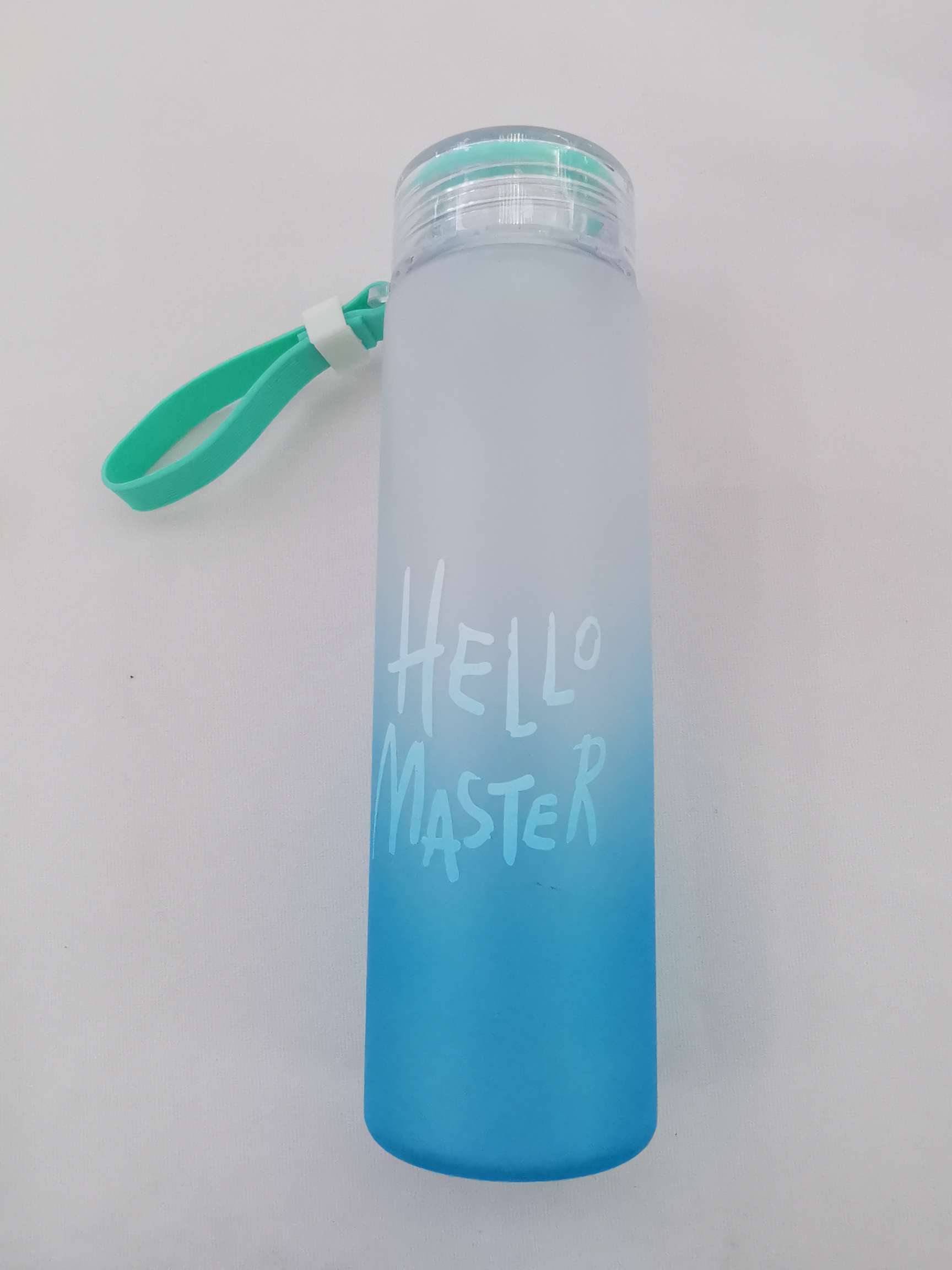 Fashionable gradient seven-color plastic cups, gift promotion cups, convenient couple water cups, customized factory direct sales, with LOGO printing available Specification image