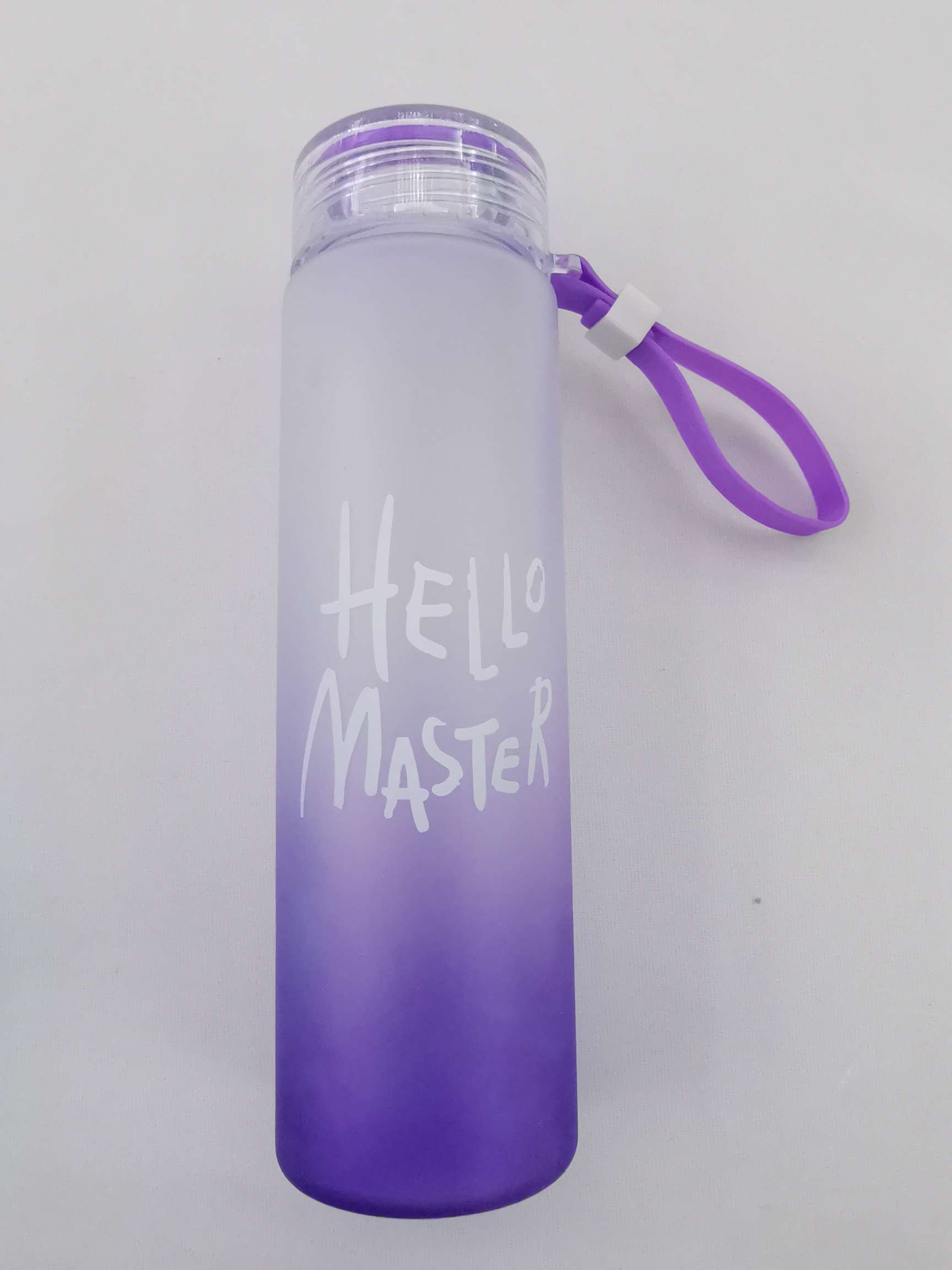 Fashionable gradient seven-color plastic cups, gift promotion cups, convenient couple water cups, customized factory direct sales, with LOGO printing available details Picture