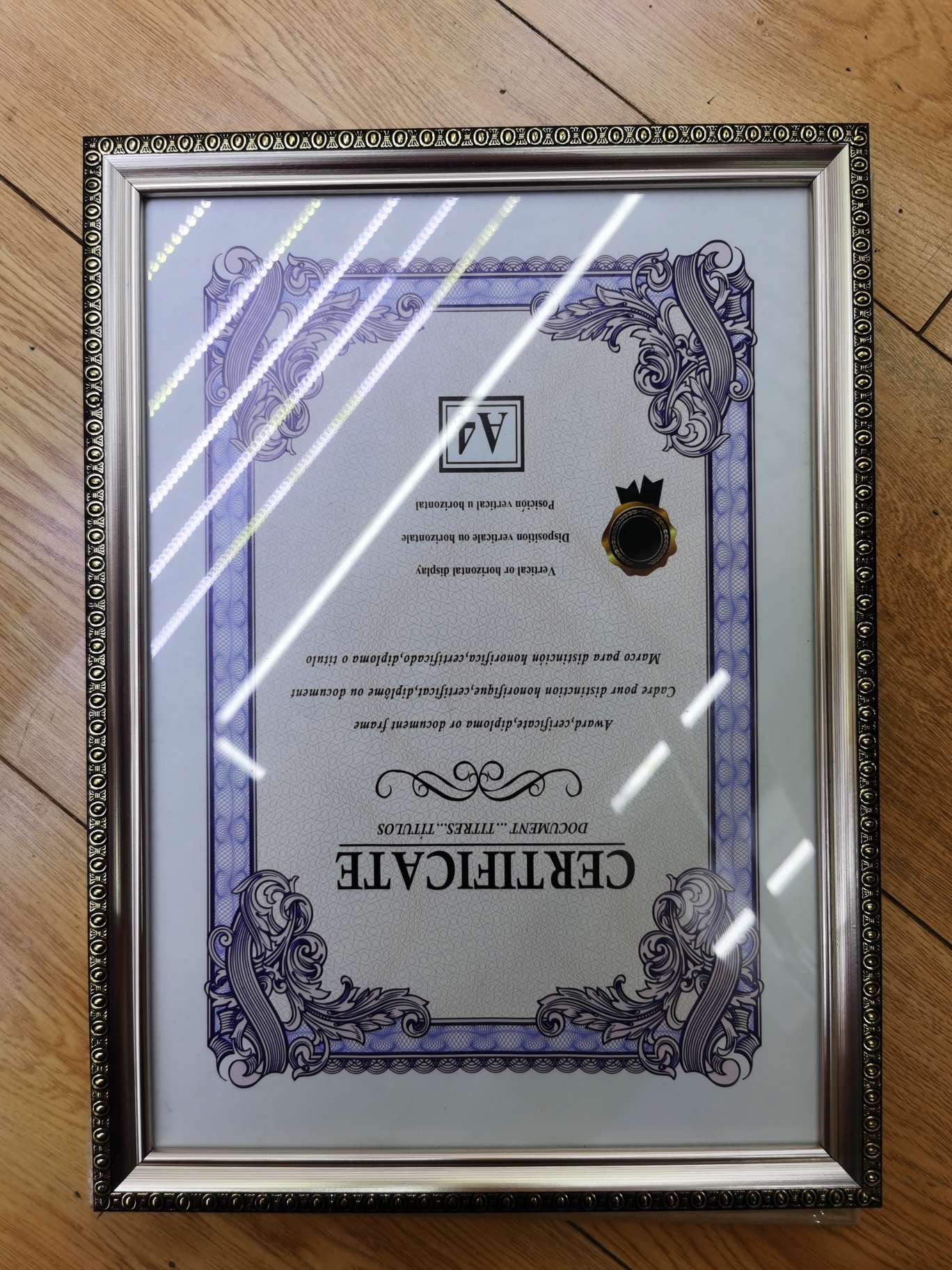 Certificate Box 18