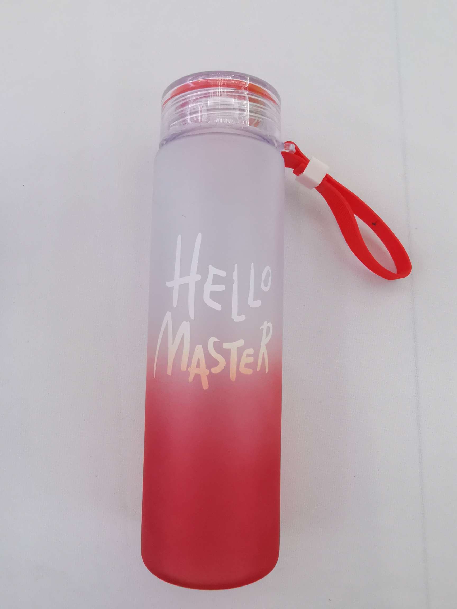 Fashionable gradient seven-color plastic cups, gift promotion cups, convenient couple water cups, customized factory direct sales, with LOGO printing available undefined