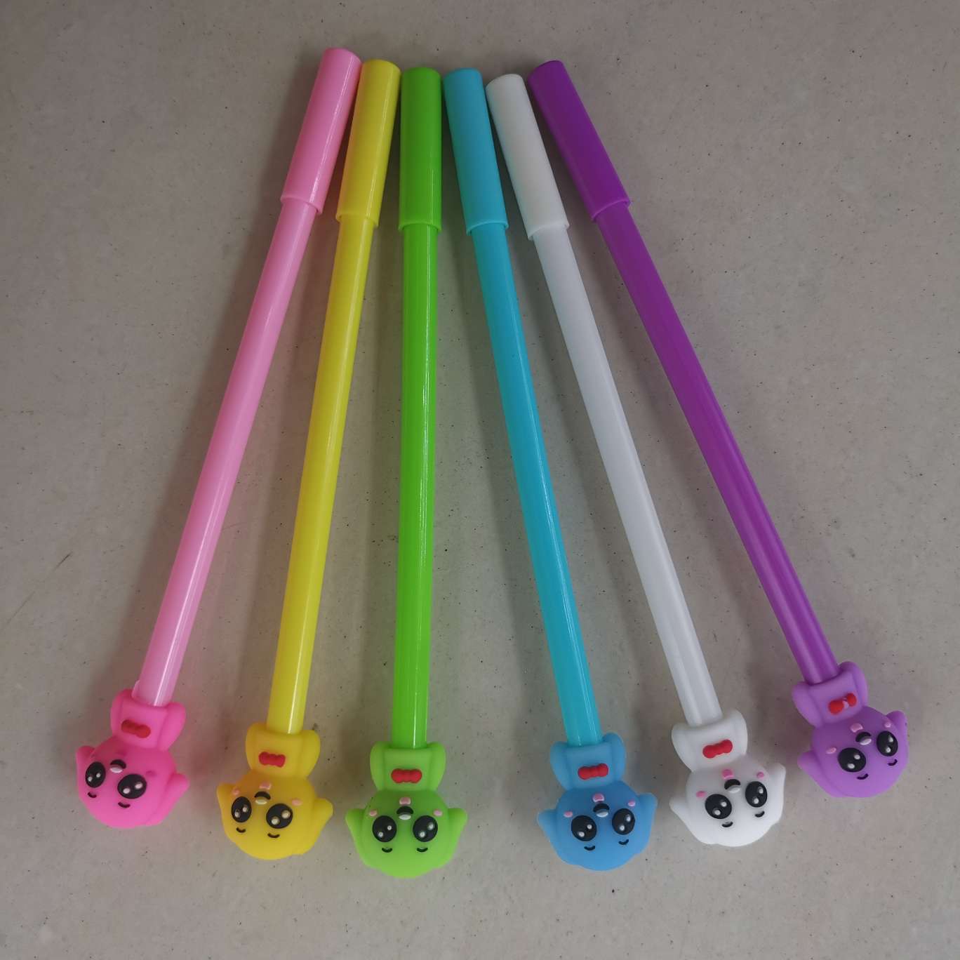 Cartoon-shaped gel pens, ballpoint pens, and small animal-patterned pens detail image 3