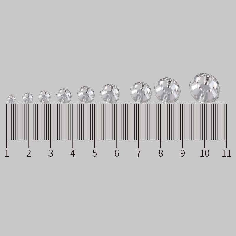 Taiwan C10 circular flat Double Hole 2000 set, white Taiwan acrylic drill, circular flat double hole hand-sewn acrylic drill, DIY wedding accessory drill Specification image