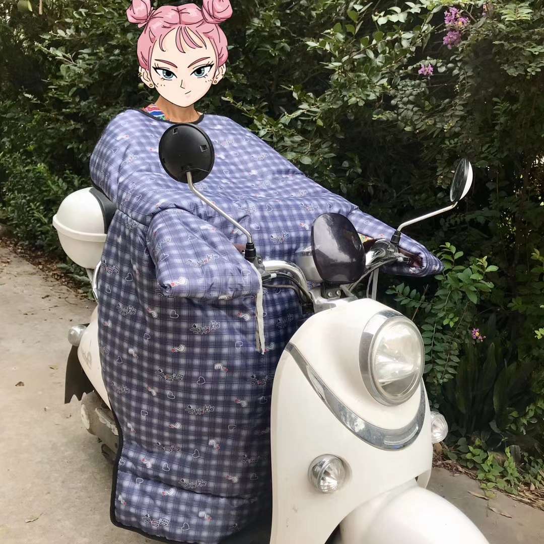 厂家直销电动车挡风被冬季护腿保暖加厚防寒防水电瓶车护膝防风被详情图6