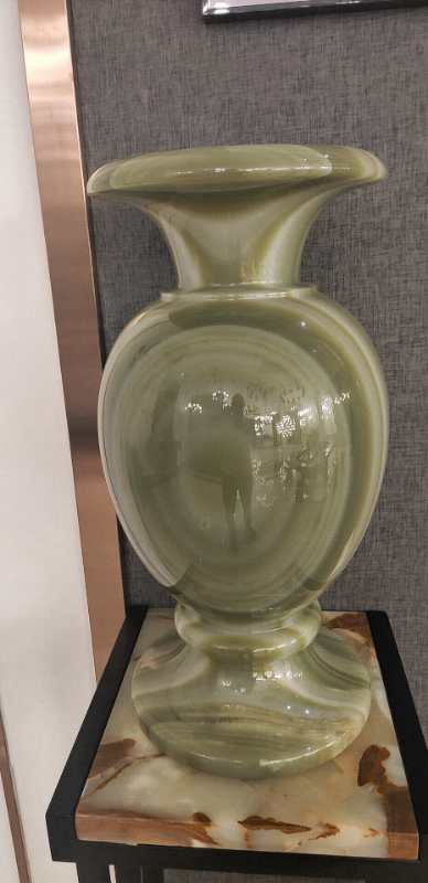 玉石花瓶青玉产品图