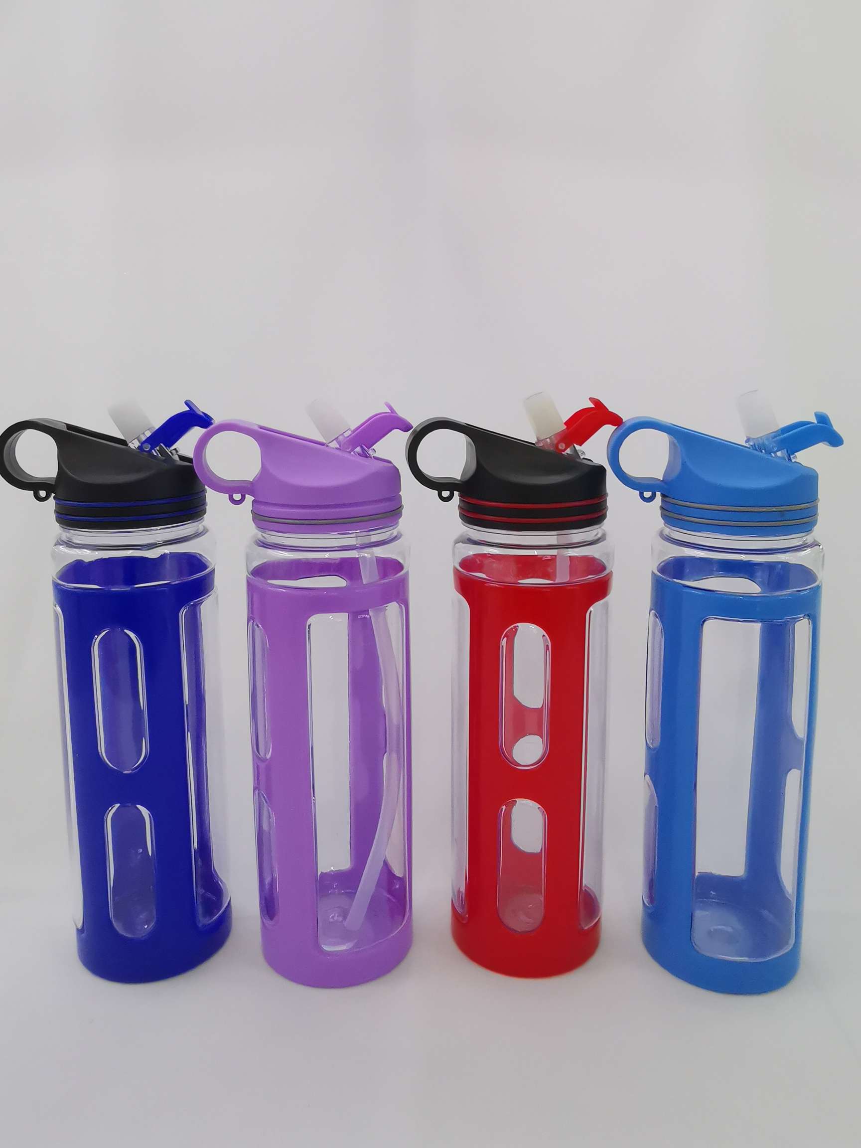 Factory direct sales of simple household large-capacity portable water cups and hand-held beverage straw cups for adults detail image 1