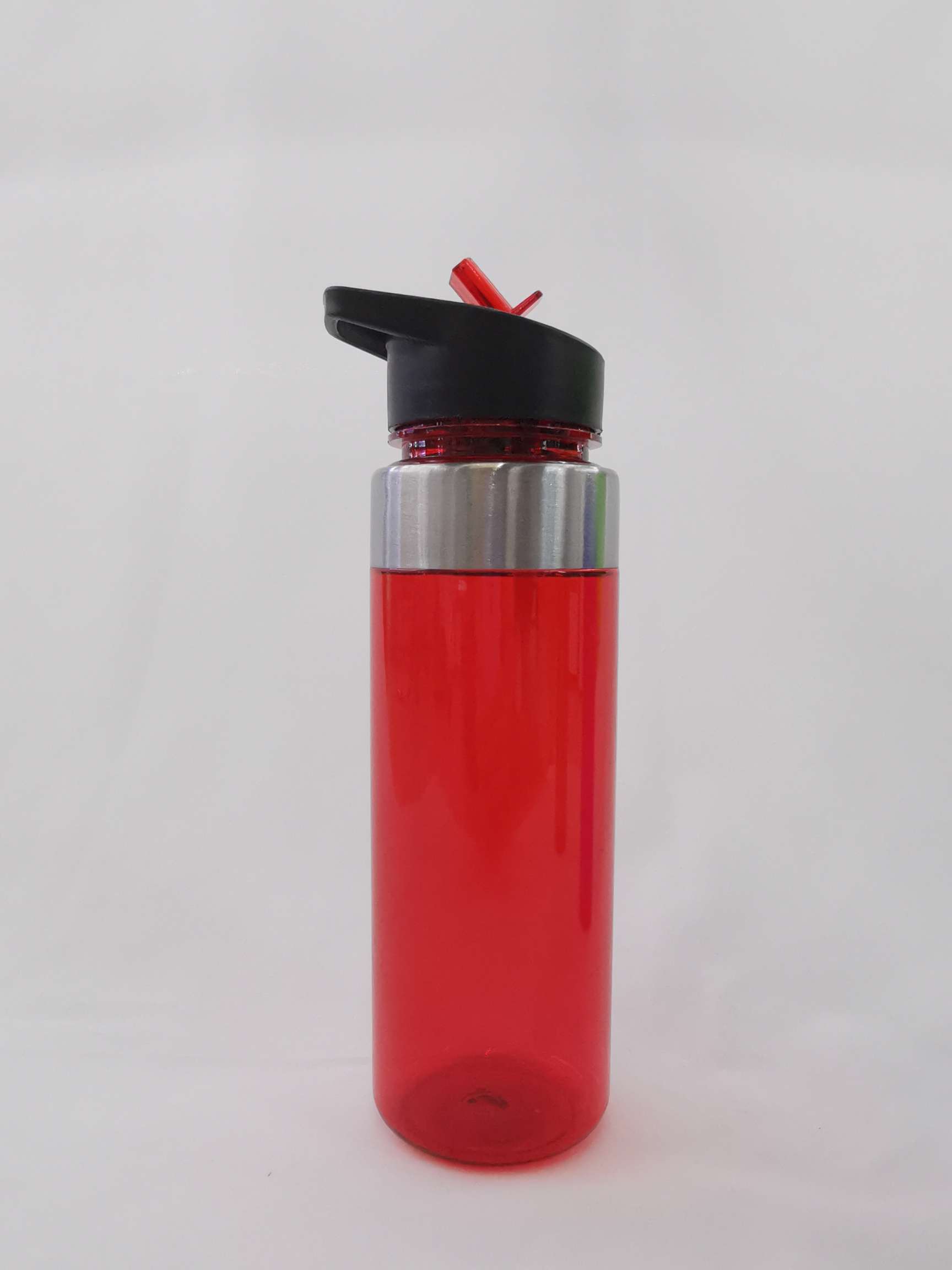 Trendy new direct sales with steel ring spout 650ML sports bottle, food-grade AS plastic cup. Customization based on provided drawings Specification image