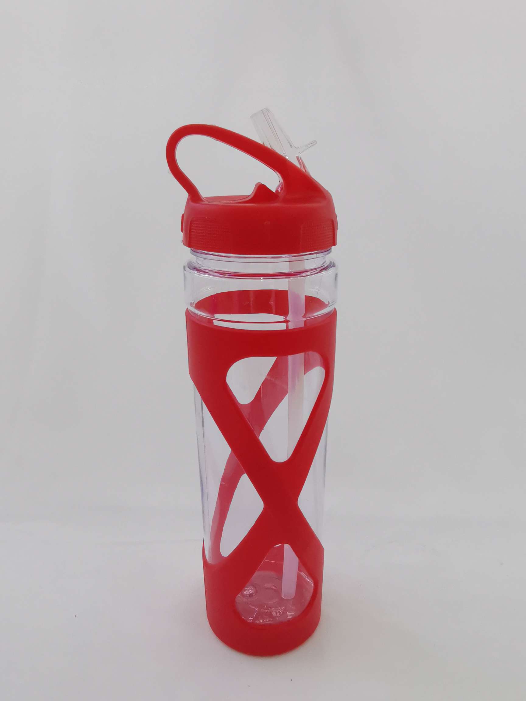 Step into the specially designed space cup sports water cup, plastic straw, solid-color water cup Item Picture