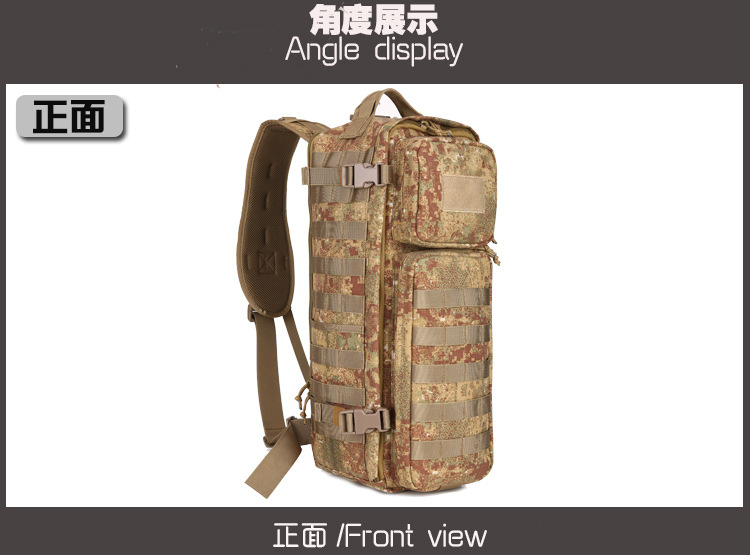 Outdoor camping travel backpacks, double-shoulder combination hiking bags, multi-functional travel sports camouflage backpacks, equipment and supplies detail image 4