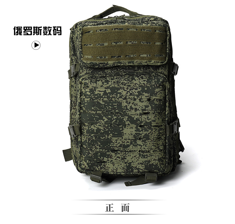 亚马逊 户外迷彩战术背包 军迷大容量多功能背包双肩包 攻击背包详情图8