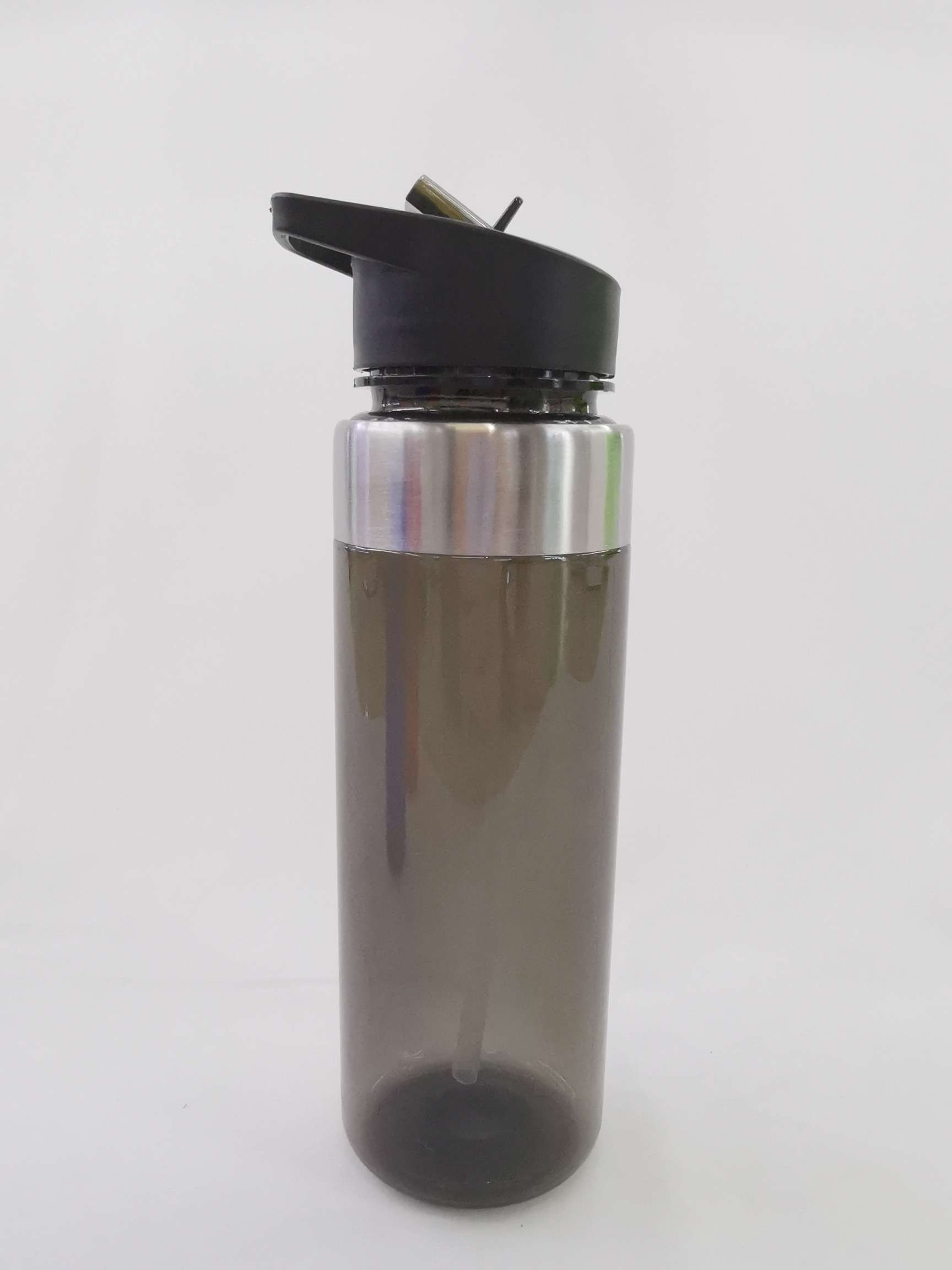 Trendy new direct sales with steel ring spout 650ML sports bottle, food-grade AS plastic cup. Customization based on provided drawings detail image 4