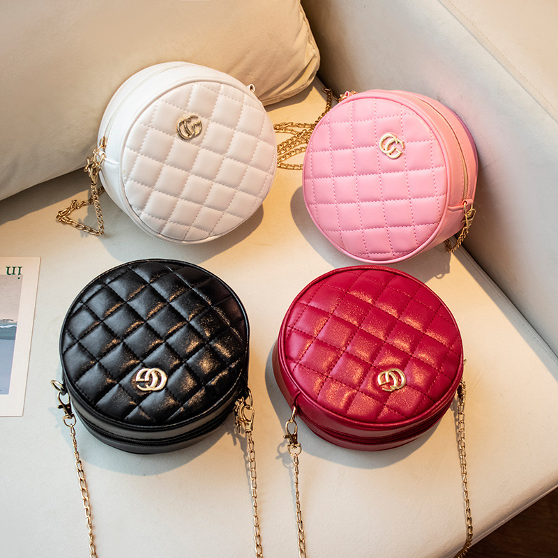 The new small round Baolingge Handbag for women 2020 chain bag embroidered thread for women handbag mobile phone for women with a detachable cross bag thumbnail