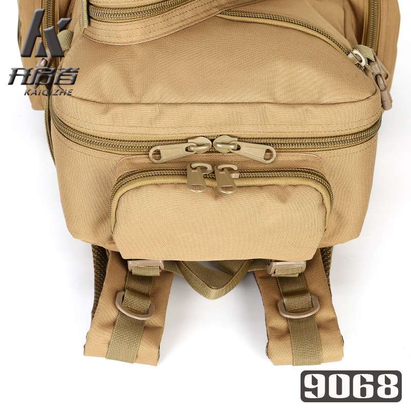 Outdoor sports military enthusiast multi-functional tactical backpack, thickened wear-resistant and waterproof fabric camouflage fashionable backpack Specification image