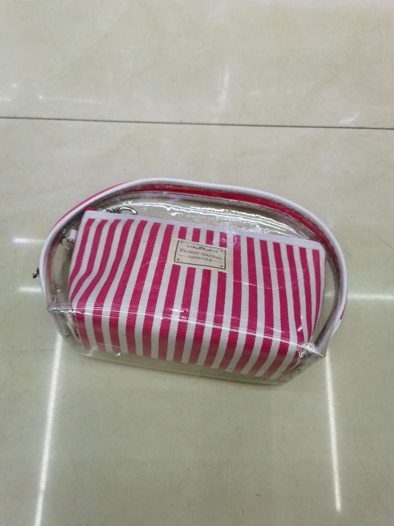 半圆pvc两件套条纹图