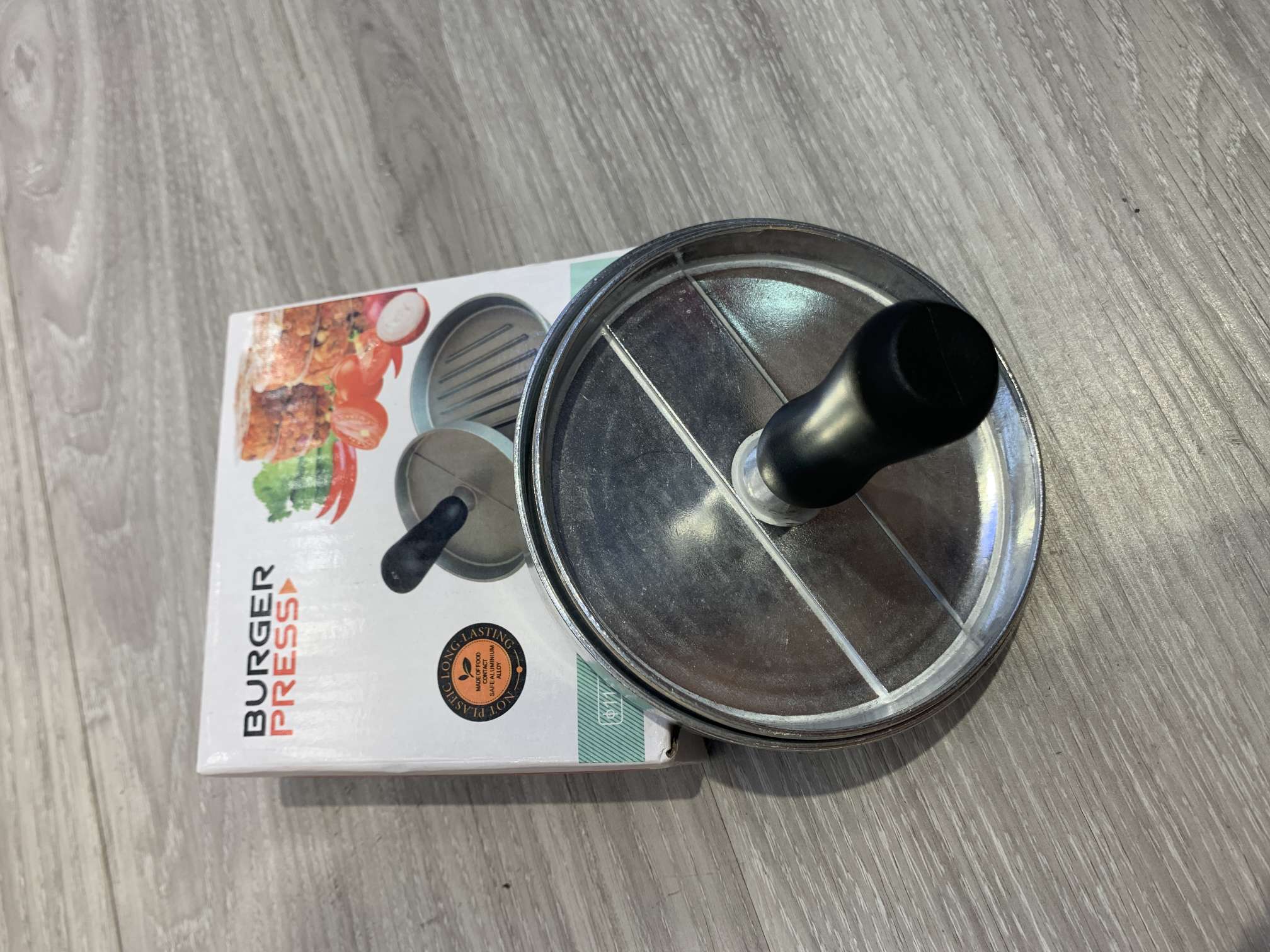 7001 manija de plástico de un agujero burger press