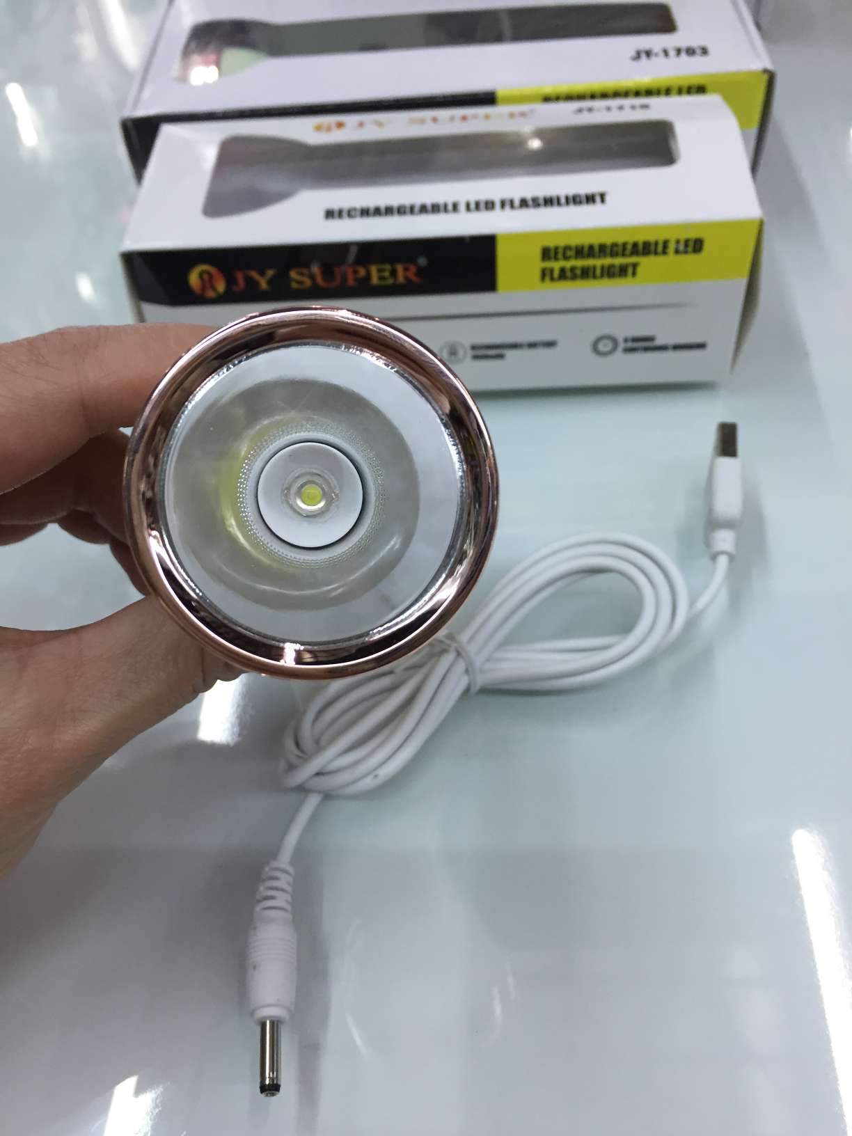 Lithium Battery With Lighter Flashlight Item Picture