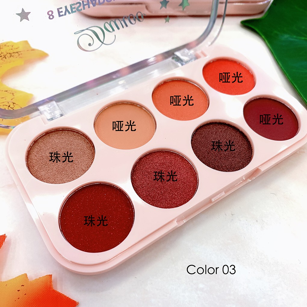 Davioo's New 8-Color Pearl Matte Eyeshadow D1860 Application Scenario