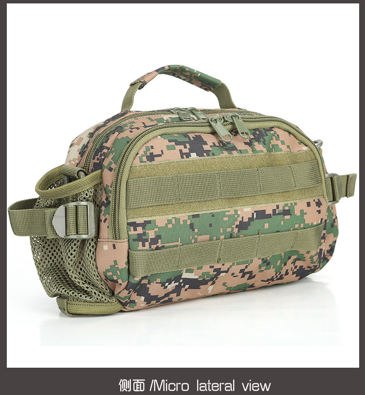 Camouflage bag, tactical waist bag, outdoor backpack detail image 5