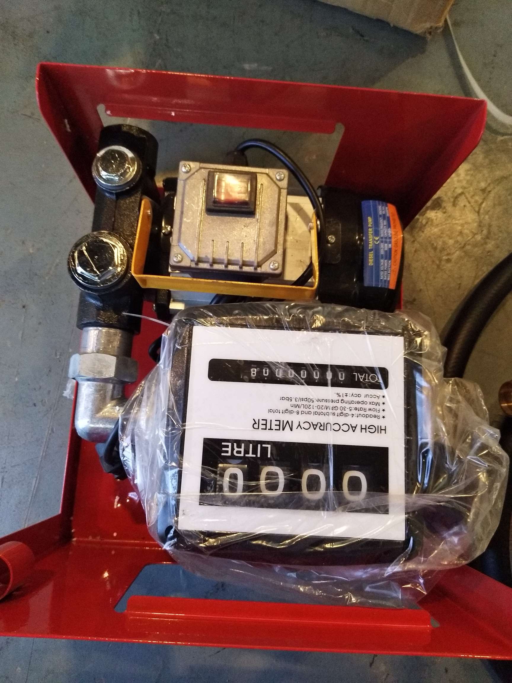 Electric diesel fuel dispenser, high-flow model Item Picture