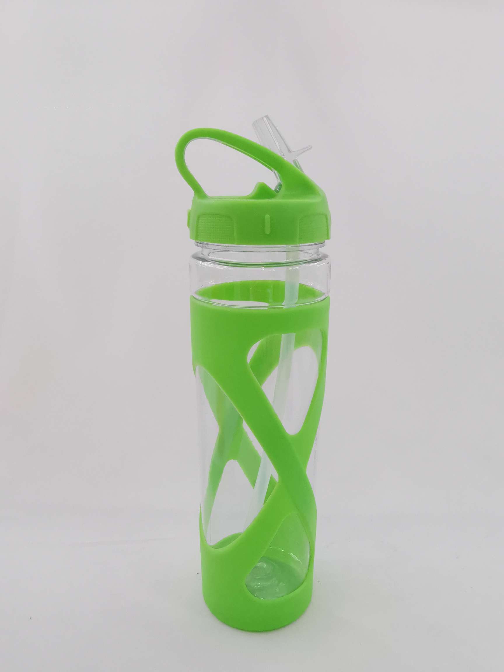 Step into the specially designed space cup sports water cup, plastic straw, solid-color water cup Specification image