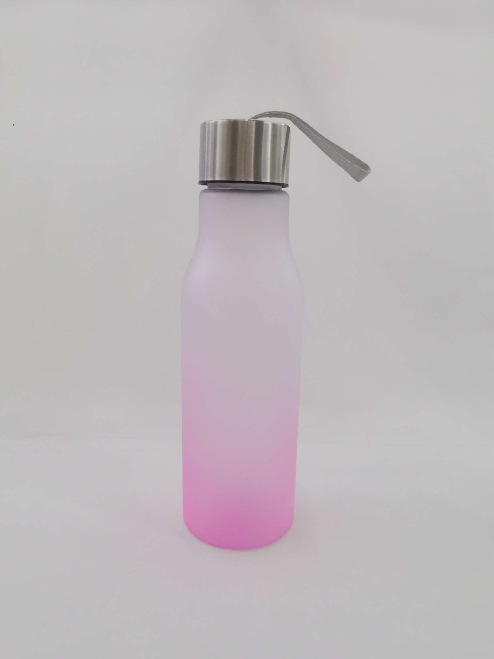 潮流夏天水杯男女学生磨砂渐变时尚塑料水杯印字可定制logo详情图2