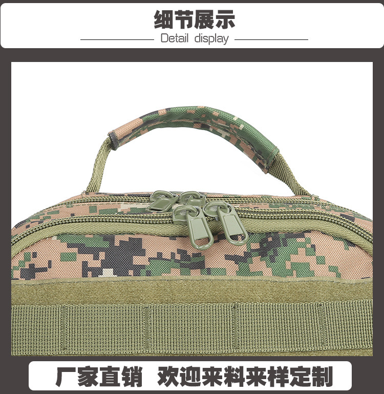 Camouflage bag, tactical waist bag, outdoor backpack detail image 7
