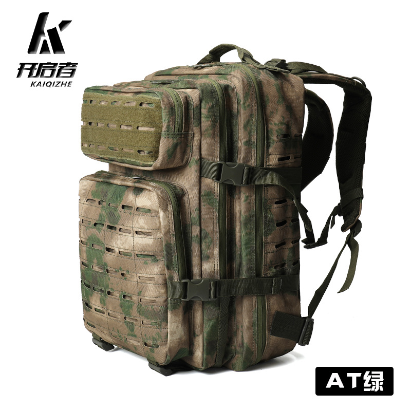 亚马逊 户外迷彩战术背包 军迷大容量多功能背包双肩包 攻击背包产品图