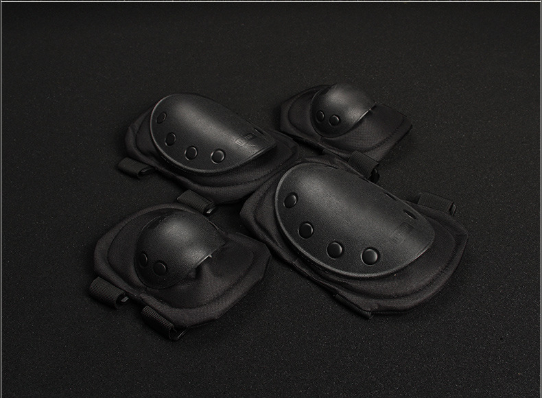 Cross-border exclusive 4-piece Black Eagle Knee and Elbow Pads Mountaineering, cycling, skateboarding, Outdoor Sports Camouflage 088 Protective Gear set detail image 3