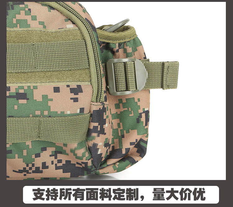 Camouflage bag, tactical waist bag, outdoor backpack detail image 6