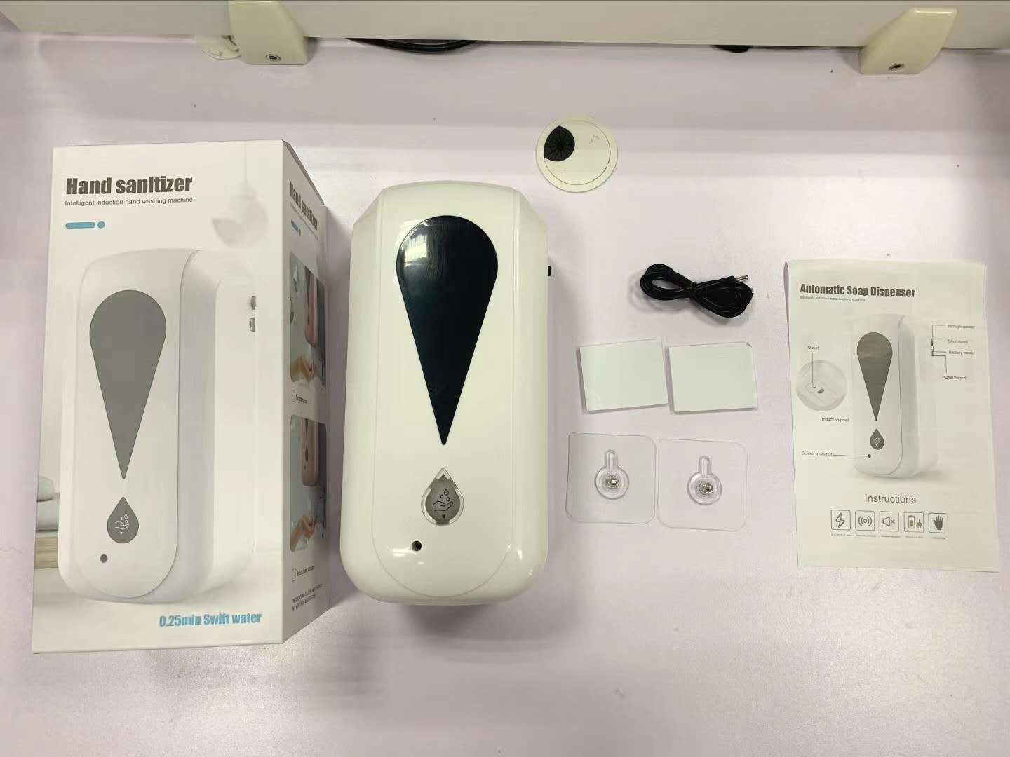 自动感应手部皂液器 壁挂式消毒器 酒精喷雾消毒机 厂家直销批发详情图4