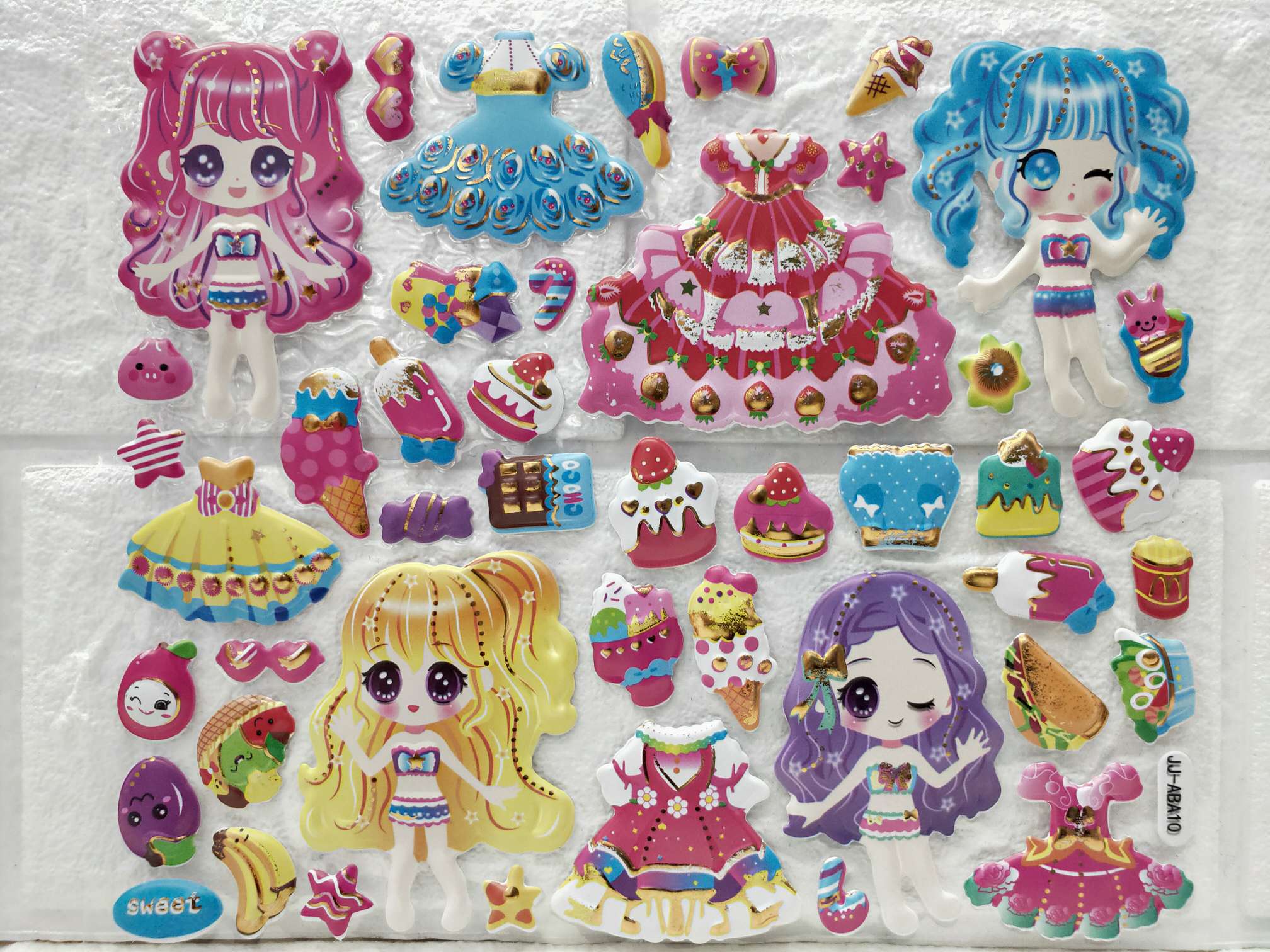 12张 JJ-ABA烫金换装带珍珠手链详情图1