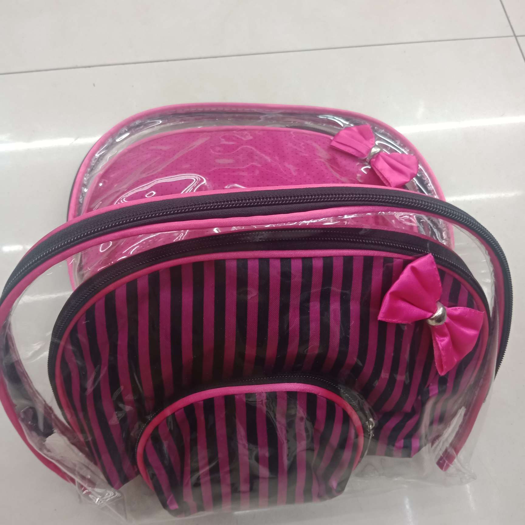 蝴蝶结三件套包包详情图2