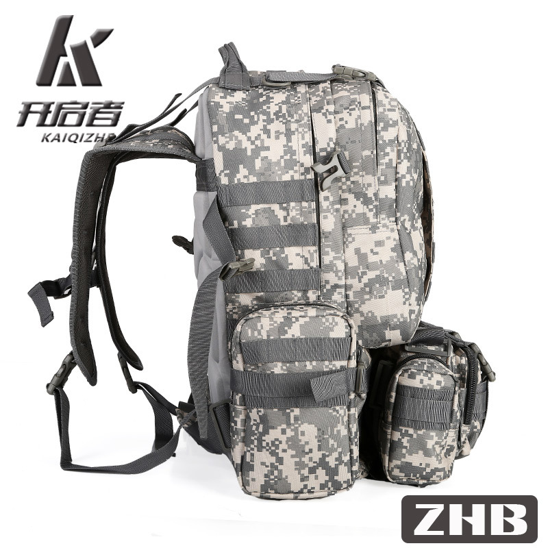Cross-border exclusive outdoor camouflage bags, waterproof military backpacks, tactical large-capacity travel backpacks, combination backpacks Application Scenario