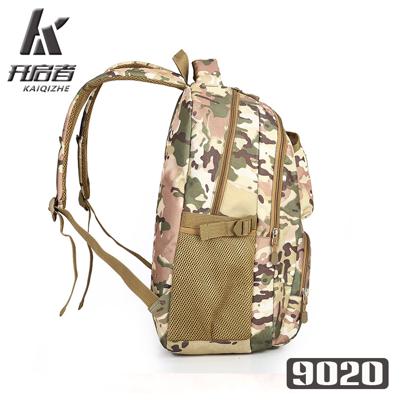 Best-selling military camouflage casual backpack, outdoor sports hiking bag, waterproof multi-functional large-capacity travel bag Specification image