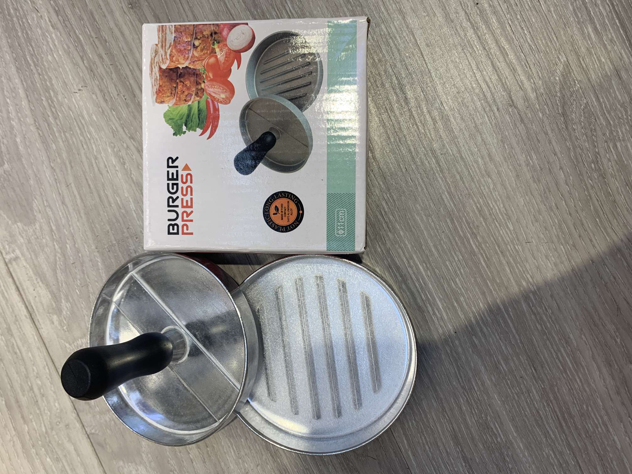 7001 plastic-handled single-hole hamburger press Specification image