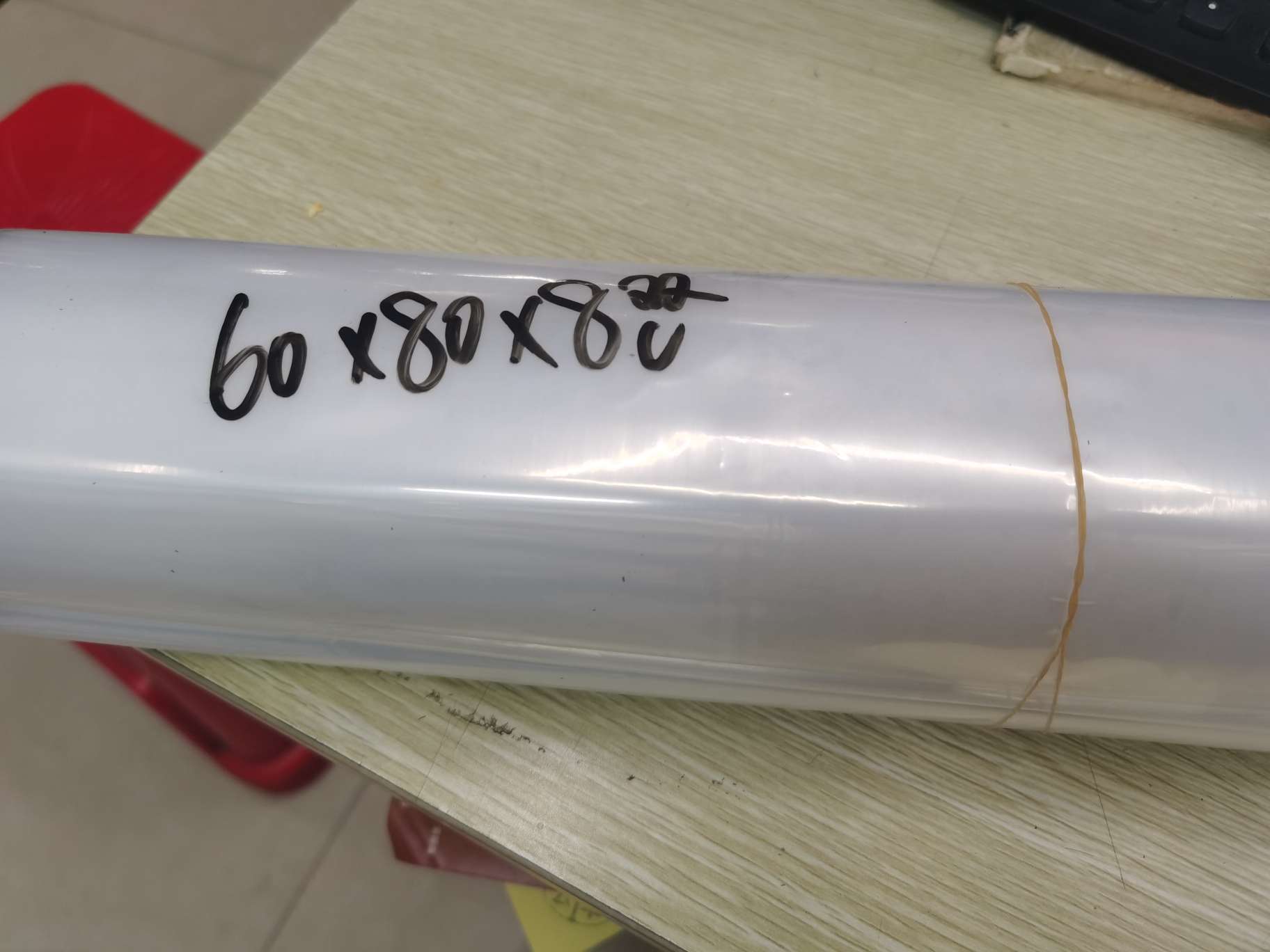 70*100*8 silk double-layer, flat pocket details Picture