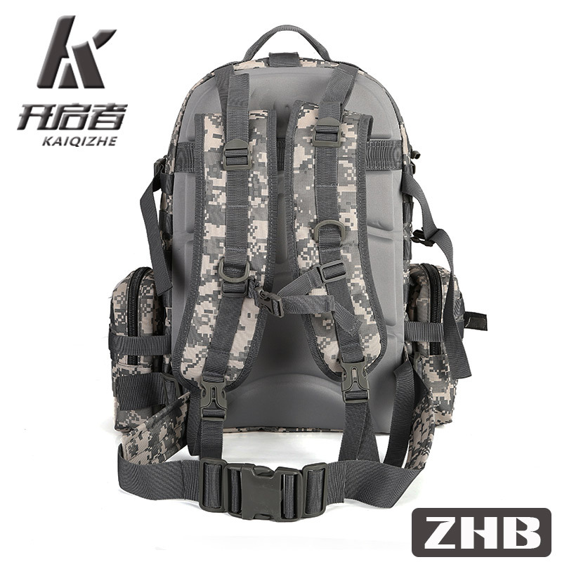 Cross-border exclusive outdoor camouflage bags, waterproof military backpacks, tactical large-capacity travel backpacks, combination backpacks Specification image