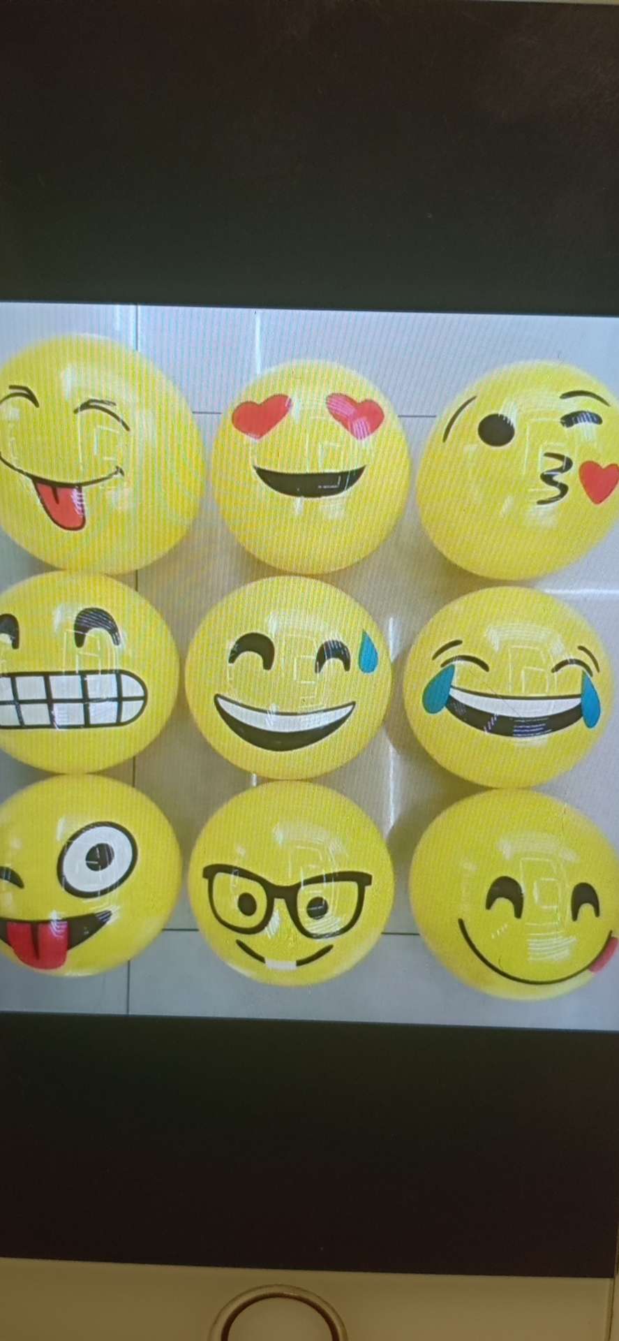 60克加厚的贴标球贴卡通标 数字标各种卡通人物PVC弹力卡通图案混花球详情3