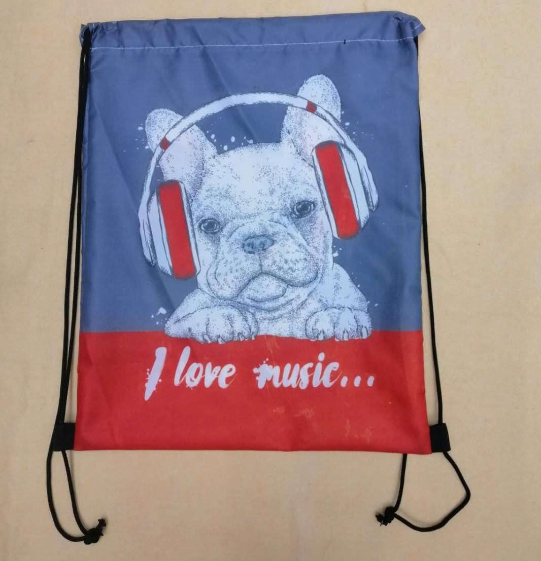 Tie pocket drawstring bag thumbnail