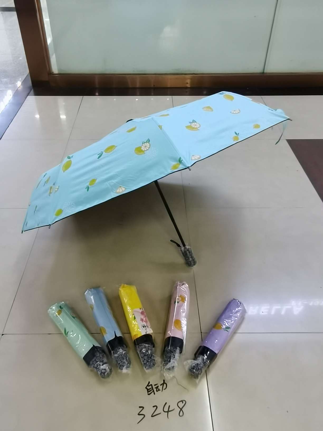 自开收黑胶伞详情图6