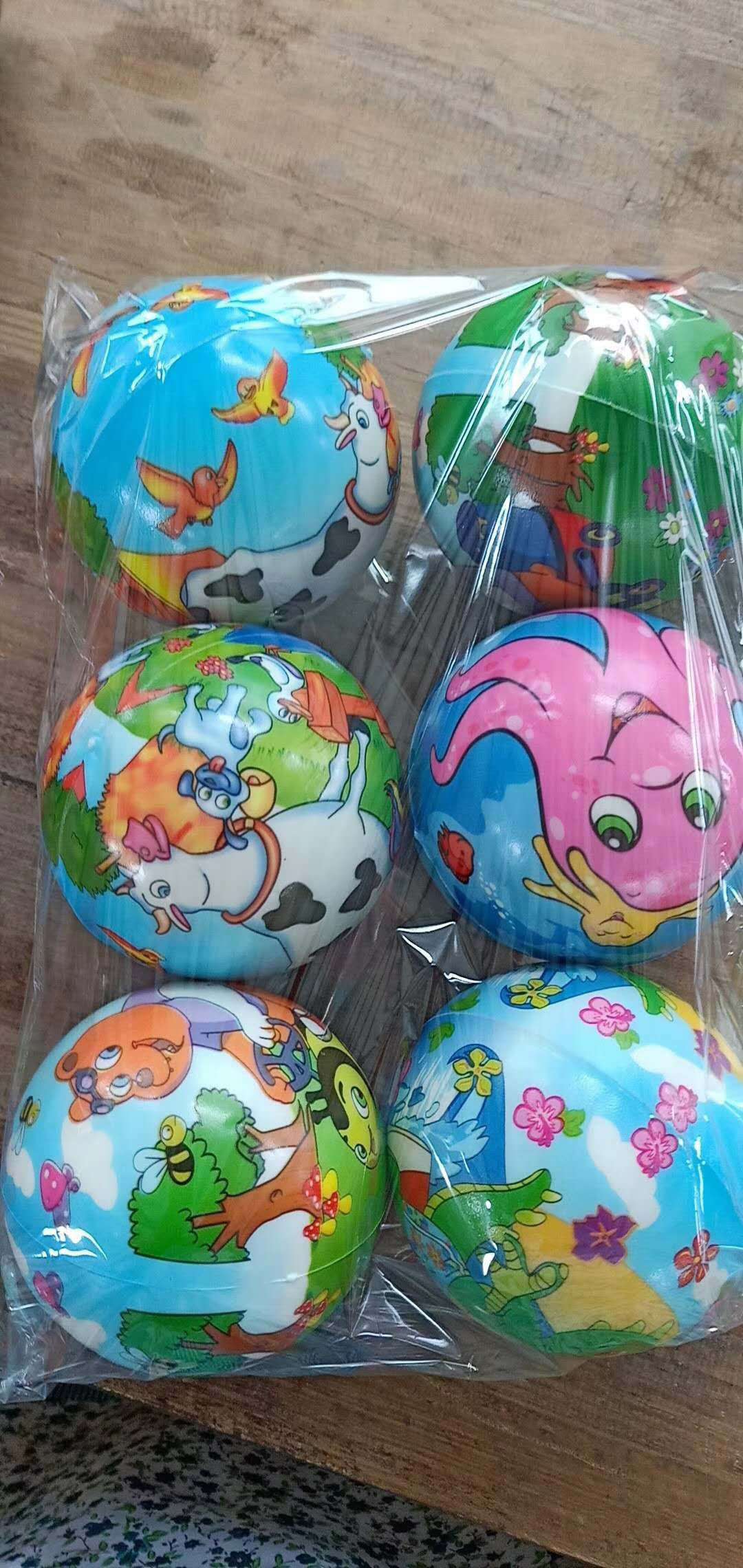 厂家定做76mmPU发泡笑脸球儿童减压发泄压力球PU弹力球实心海绵球卡通图案混 西瓜 足球详情14