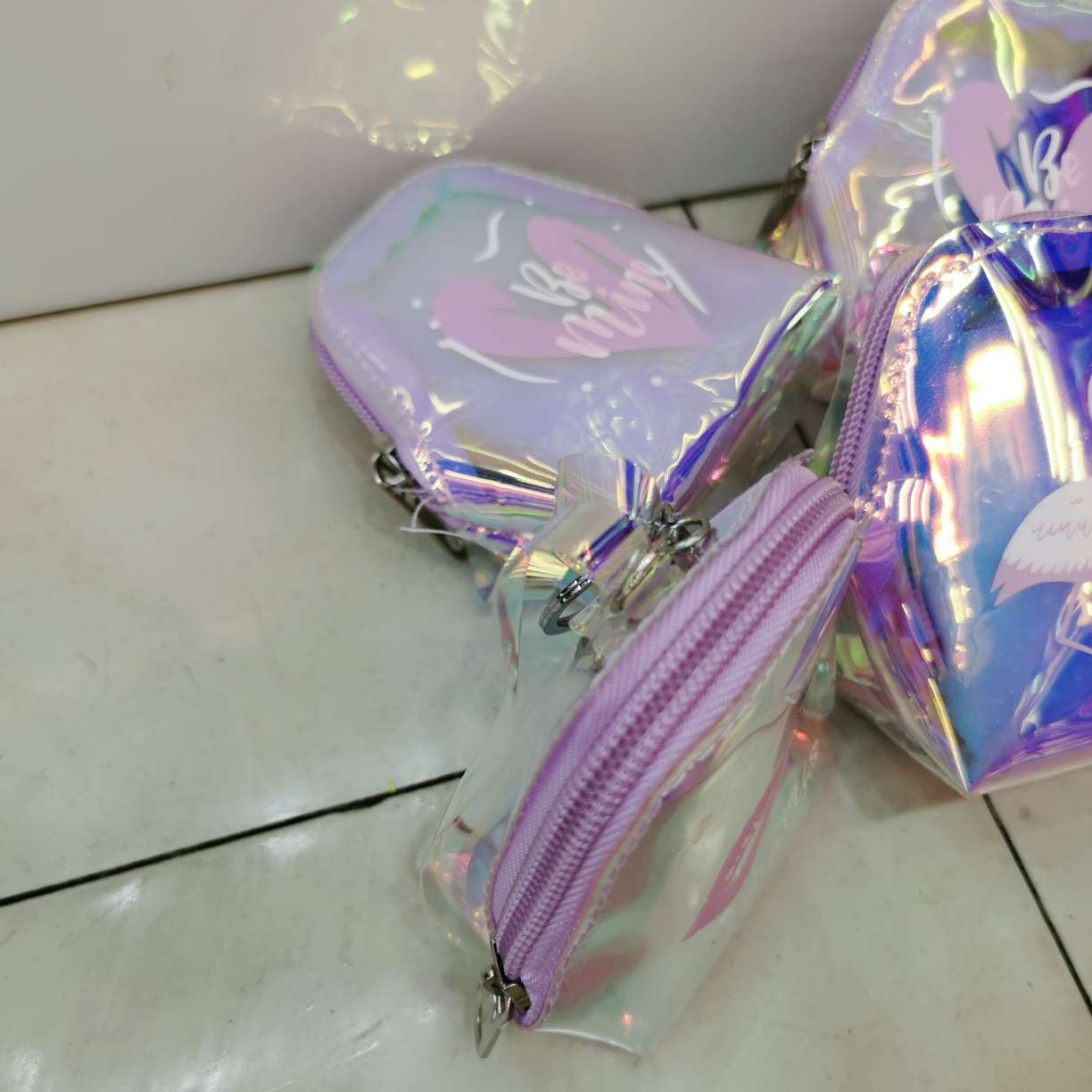 新款小猫零钱包 印花零钱小书包细节图