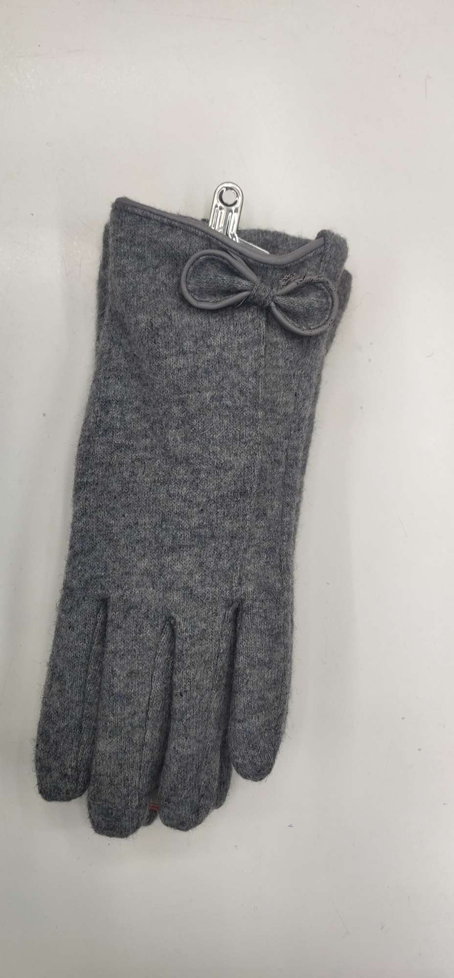 羊绒小蝴蝶结手套