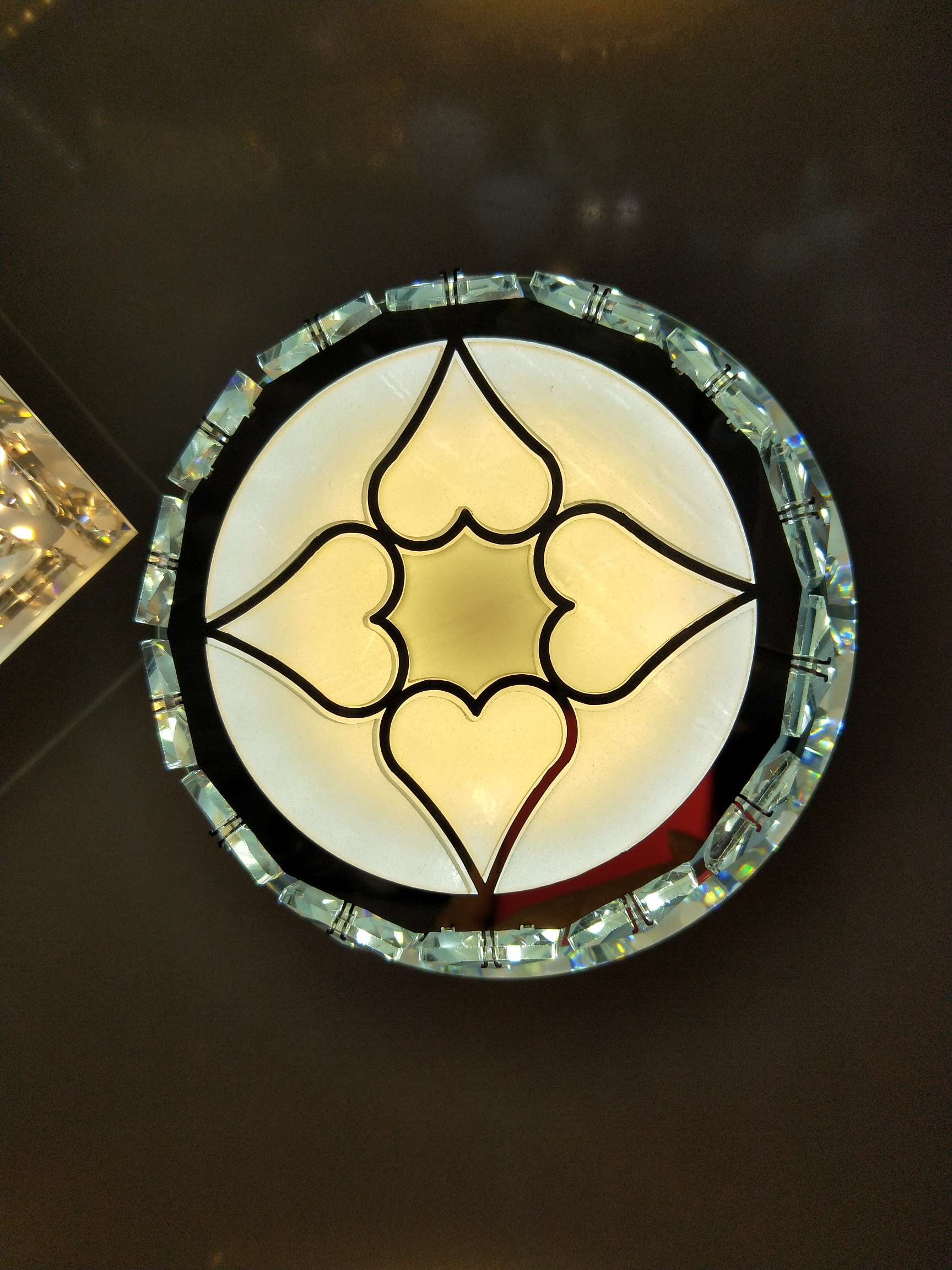 180mm大水晶过道灯，三色变光