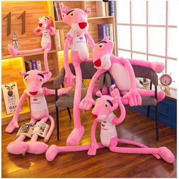 The super cute and adorable pink leopard is 60 to 180 centimeters tall