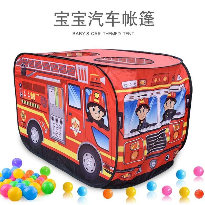 Indoor children's tent house, car, small house, girl, princess, toy room, baby, bouncy ball, ocean ball pool detail image 3