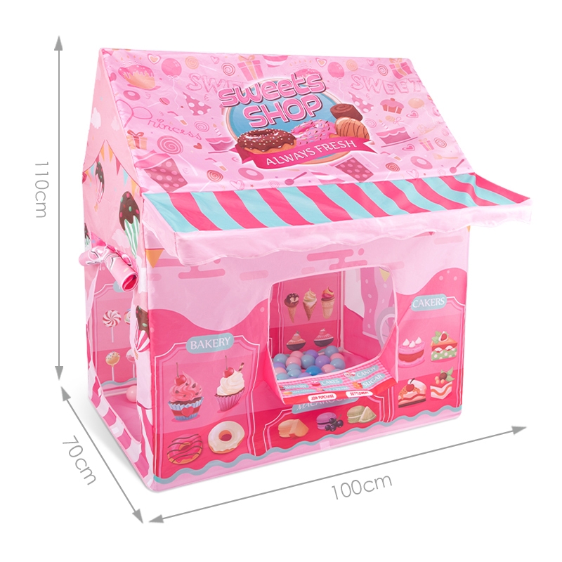 Children's tent game house, indoor small tent toy house, girl princess room, baby home, boy's ocean ball pool Application Scenario