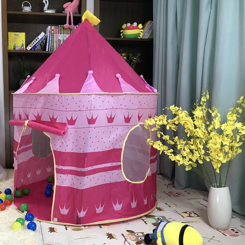 超大款儿童公主帐篷玩具游戏屋婴儿宝宝儿童城堡室内游戏帐篷详情图4