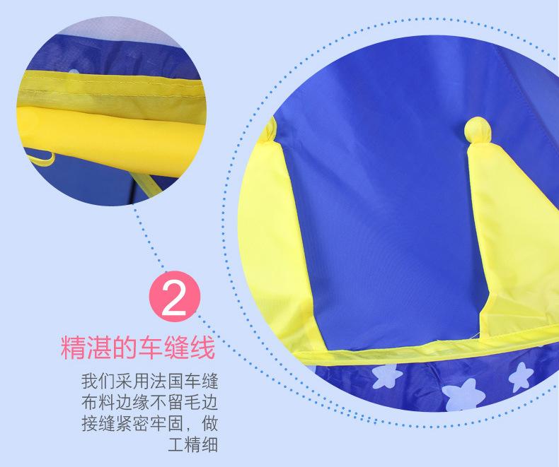 超大款儿童公主帐篷玩具游戏屋婴儿宝宝儿童城堡室内游戏帐篷详情图5